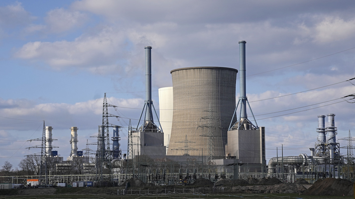 2022年3月18日，德国，当地天然气发电站持续运转。